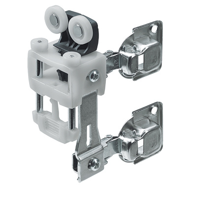 Running component for door wing weighing up to 25 kg with self closing feature WingLine L, left, greyCA 9237492